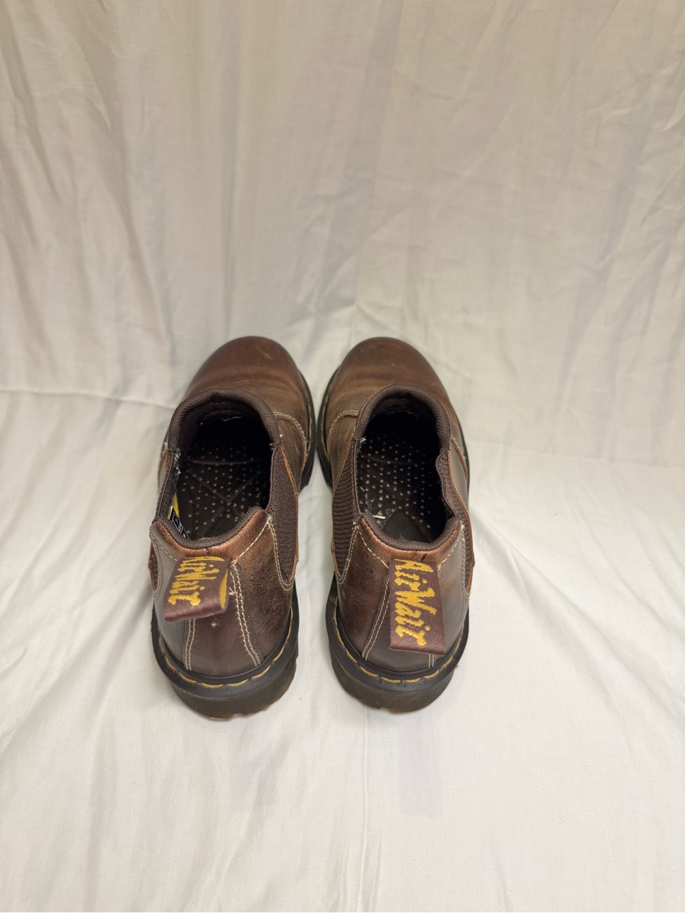 Dr. Martens Brown Leather Chelsea Work Boots Men’s [Size 7/ Woman’s 8] - Picture 3 of 11